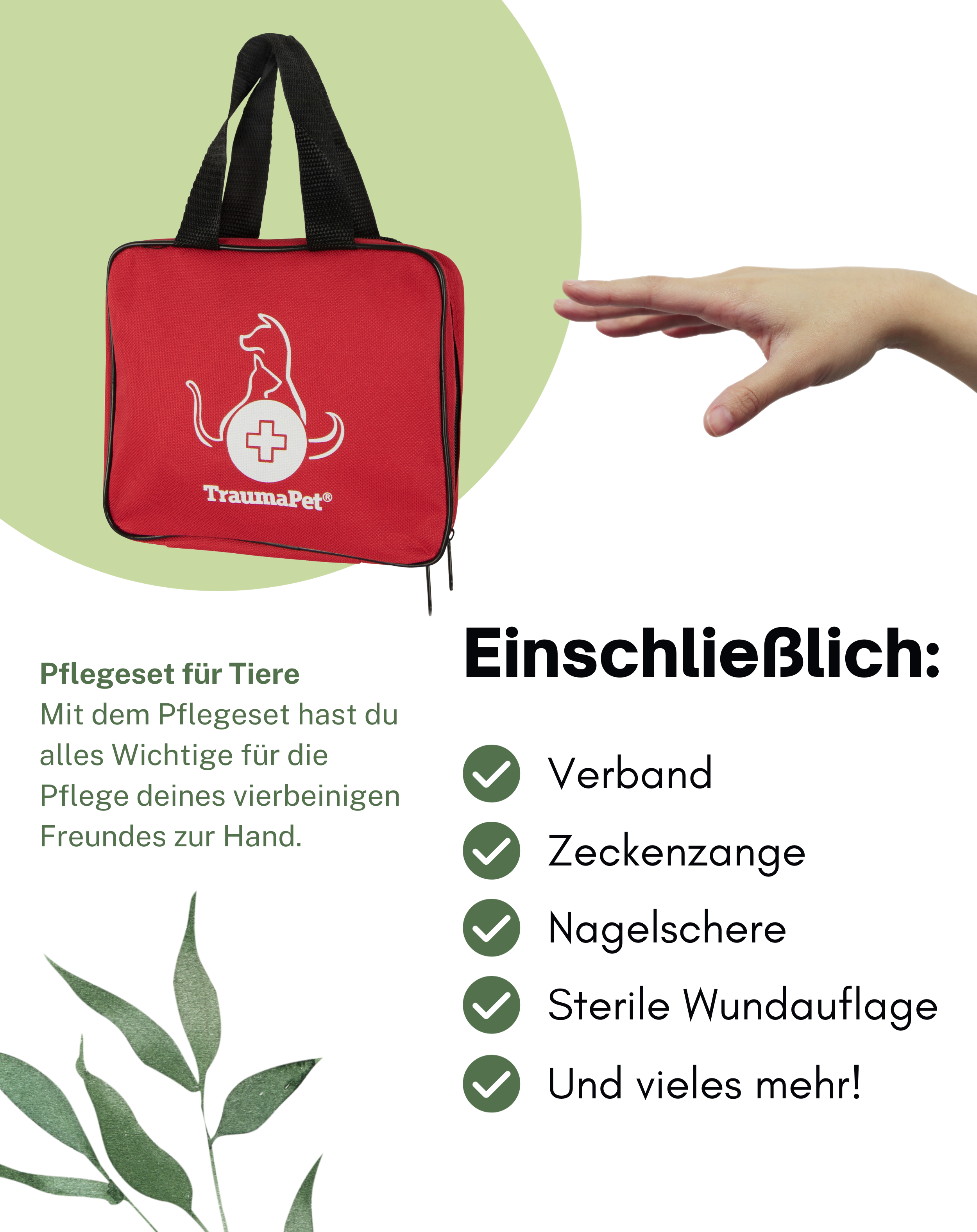 Pflegeset für Tiere