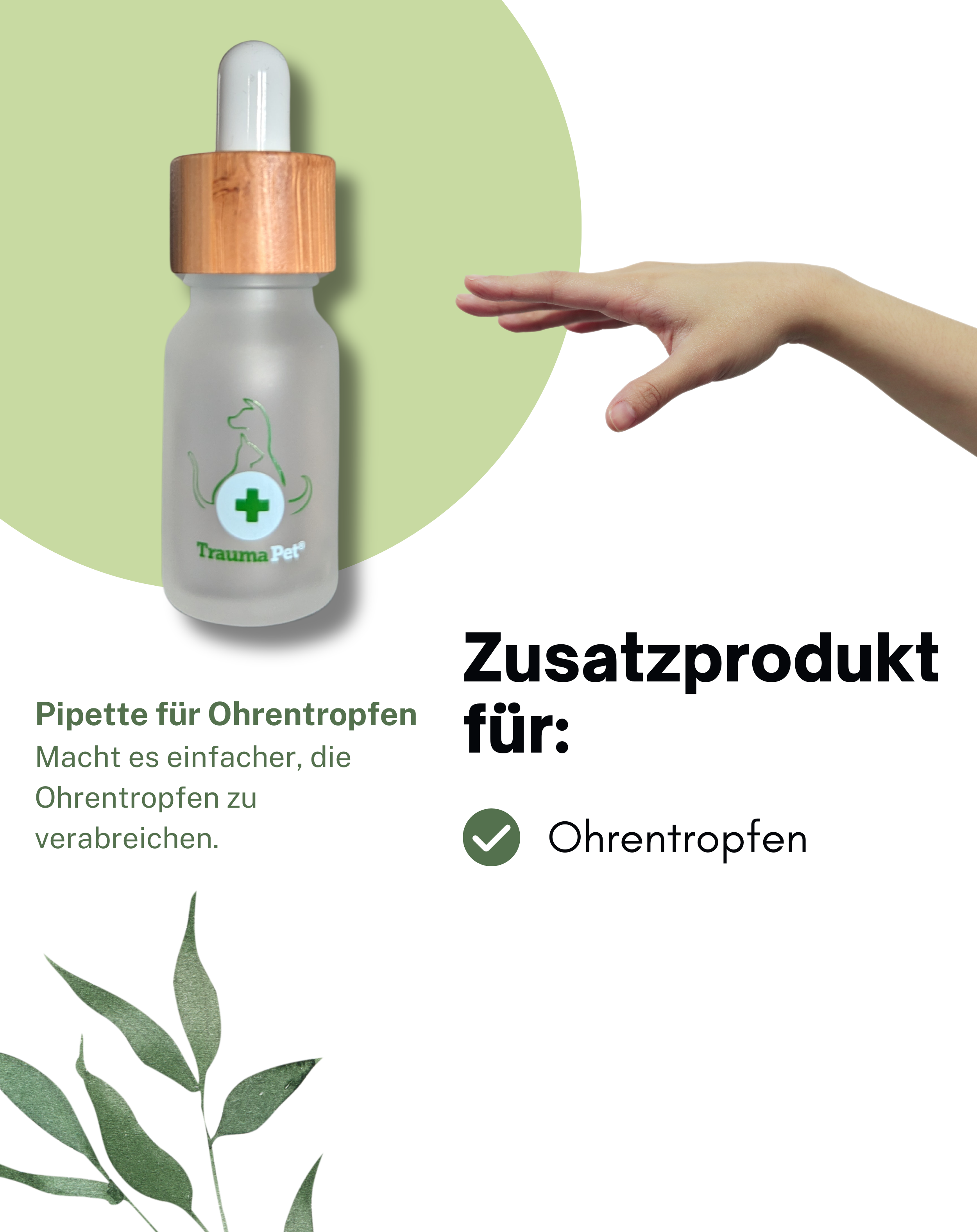 Zusatzprodukt: Pipette für Ohrentropfen